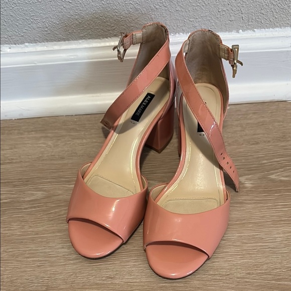 Alex Marie Pink Ankle Strap Heels - Picture 1 of 3
